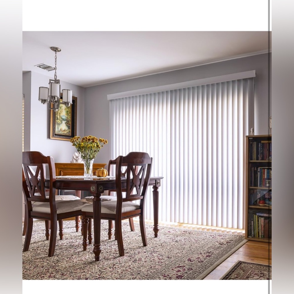 Levelor white 46.5”vertical replacement panels 13 panel